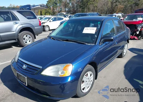 2003 Honda Civic Lx из США, поврежденный, VIN 1HGES16593L002519